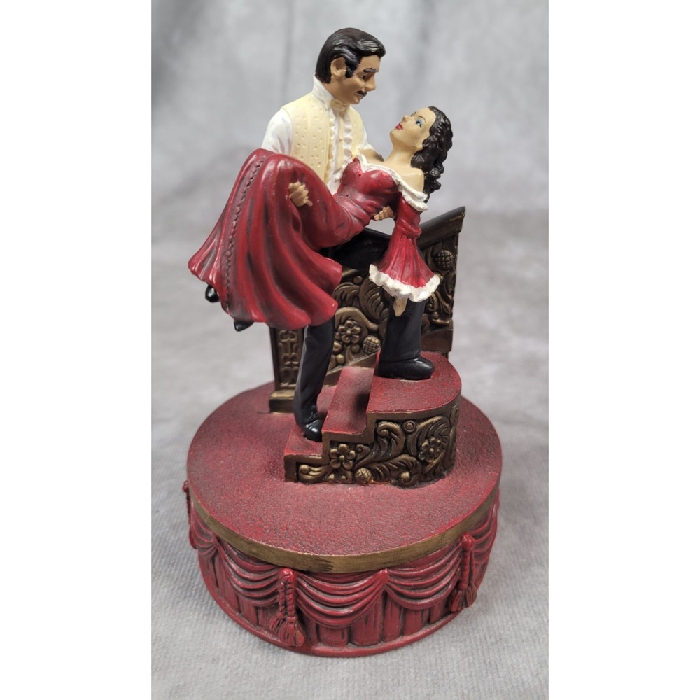 Gone With the Wind Rhett & Scarlett Music Box You're Not Turning Me Out